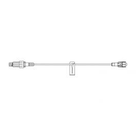 CARESITE® Needleless Connector, Small Bore Extension Set with Spin Luer-Lock, 8