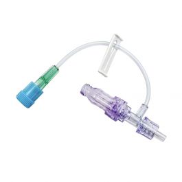 CARESITE® Needleless Connector, Bonded Small Bore T-port Extension Set, 5