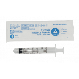 3 cc Luer Lock Syringe without Needle
