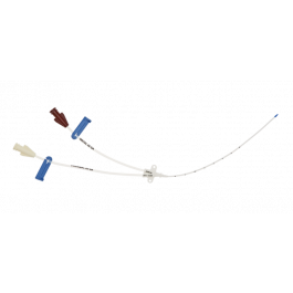 Pediatric Two-Lumen Central Venous Catheterization Set with Blue FlexTip® Catheter, 4 Fr. x 13 cm