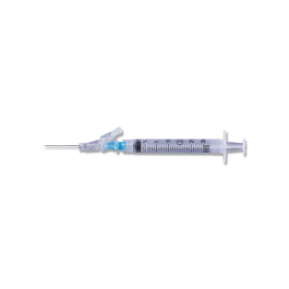 SafetyGlide Hypodermic Needle with Syringe, 3mL, 23g x 1