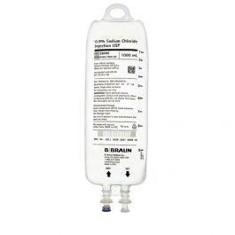 0.9% Sodium Chloride Injection USP, 1,000 mL