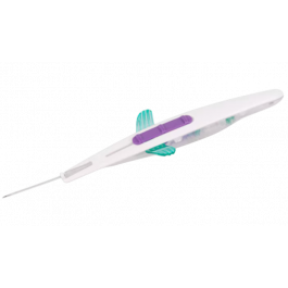 PowerGlide Pro™ Midline Catheter with Reinforced Tip Full Kit with GuardIVa® Antimicrobial Hemostatic IV Dressing and Probe Cover, 18g, 8cm