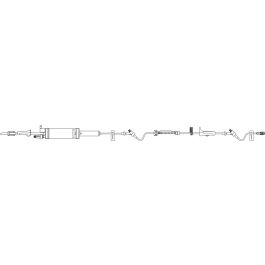 MetriSet® Infusomat® Space Pump IV Set with CARESITE® Luer Access Device, 120
