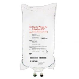 Sterile Water for Irrigation USP. 3 L 