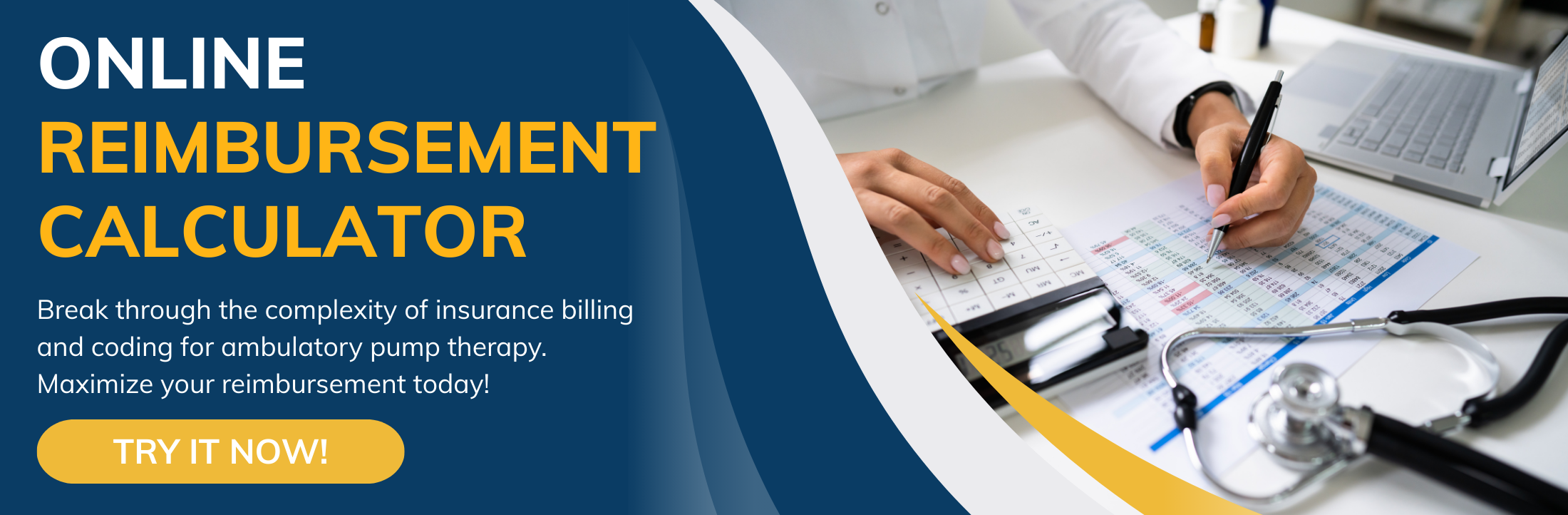 Online Reimbursement Calculator Banner