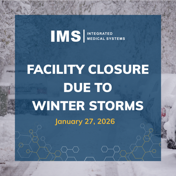 IMS Closure Due to Winter Storms